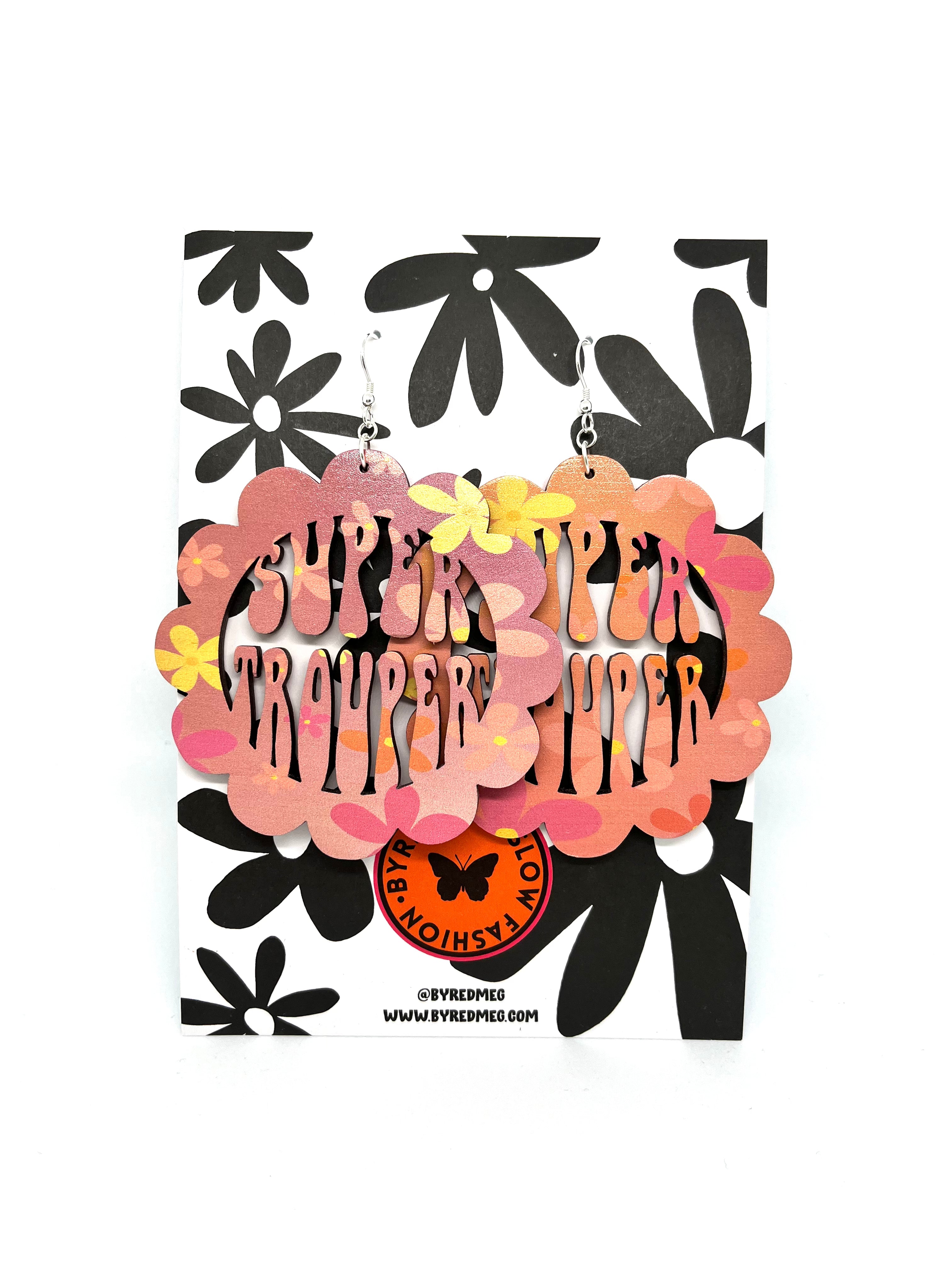 SUPER TROUPER - Midsummer Floral - Medium Size 9.5cm x 7.5cm